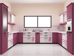 Classic Deco Paint Modular Kitchen