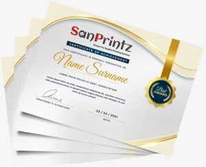 Certificate Printing Services