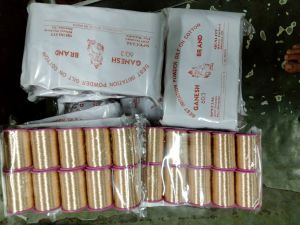 Ganesh Brand golden quality 402 cotton zari thread for Embroidery