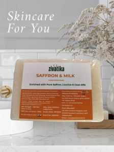 Zivatika Organic Milk and Saffron Soap