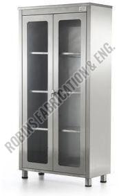 Polished Stainless Steel Instrument Cupboard, Feature : Fine Finished, Hard Structure