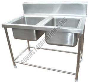 Polished Stainless Steel Sink Unit, For Restaurant, Sink Style : Bowl