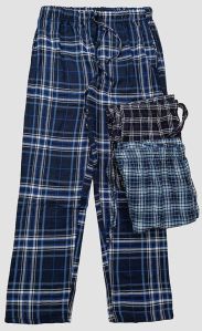 M11017 Mens Woven Flannel Pants
