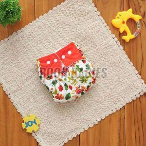 Boon Babies Cotton Floral Print Adjustable Reusable Cloth Diaper
