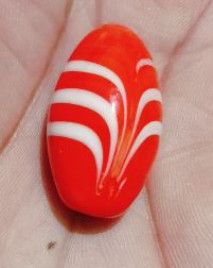 Champa Printed Glass Beads
