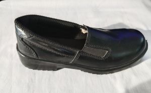 Mehul Leather Industrial Safety Shoes, Color : Black