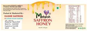 Saffron Natural Honey