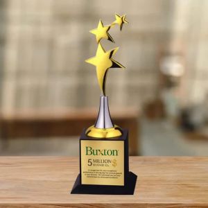 Classic 3-Star Golden Triumph Trophy