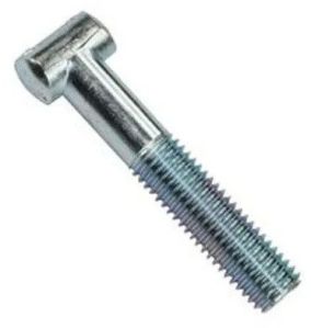 Polished Half Thread Stainless Steel T-Head Bolt, Color : Silver