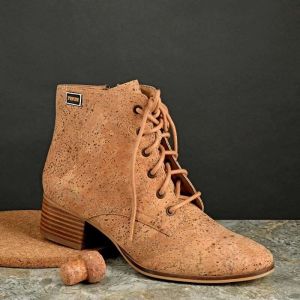 Women Cork Ankle Boot Party Wear Shoes