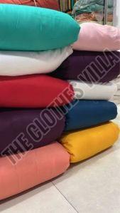 Plain Rayon Fabric, Color : Multicolor, Packaging Type : Roll