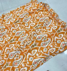 Printed Cotton Cambric Fabric, Color : Multicolor