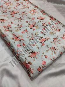 Printed Viscose Muslin Fabric, Color : Multicolor