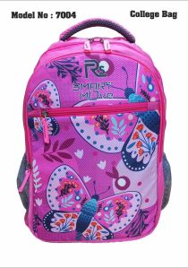 Printed Polyester College Bag, Color : Multicolor Medium for Collage