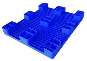 Blue Plain Plastic Pallets