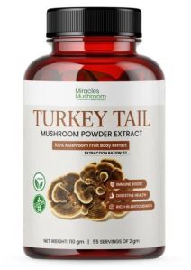 Miracles Mushroom Turkey Tail Mushroom Powder Extract