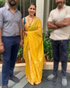 Women Yellow Soft Linen Cotton Woven  Saree