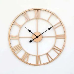 Round Metal Wall Clock