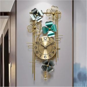 Vertical Metal Wall Clock