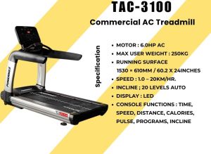 Tac 3100 Commercial Treadmill