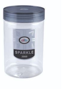 Plastic Household Container Sparkle 2000 Ml, Color : All Color