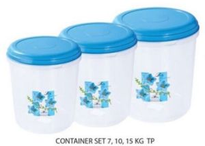 Plastic Household Container Fresh N Fresh 7kg 10kg 15kg Set