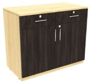 Cube Wooden Low Height Storage Rack, Color : Dark Brown, Cream