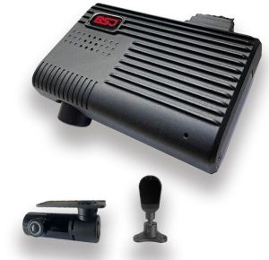 Car Dashcam with 2 External Camera