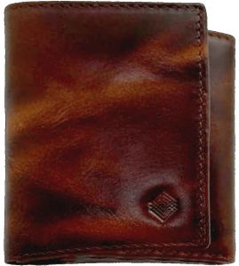 Leather Tri Fold Men Wallets