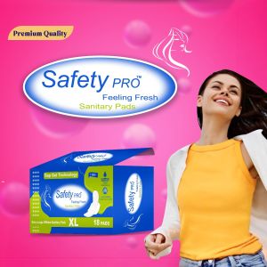 Cotton Fine Soft Safety Pro Sanitary Pad Disposable Large