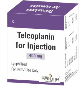 400 Mg Ticplat Teicoplanin Injection for Antibiotic Treatment