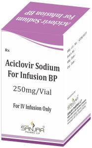 Aciclovir Sodium For Infusion BP Injections, 250 Mg