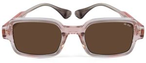 Crescendo Peach Rectangle Mens Sunglasses