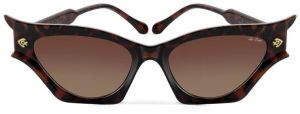 Flauxis Brown Cateye Mens Sunglasses