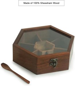 Hexagonal Spice Box