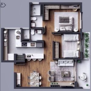 2 BHK Home Interior Design Services