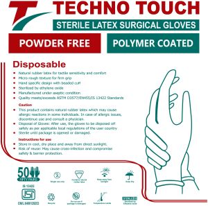 Latex Surgical Medical Gloves