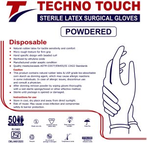 Sterile Latex Surgical Gloves