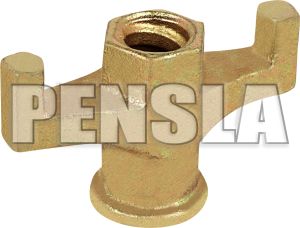 Pensla Iron Formwork System Wing Nut, Color : Silver, Golden