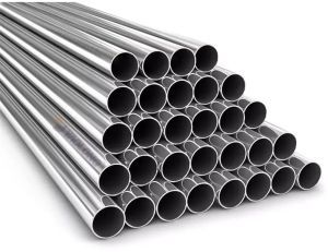 Polished Stainless Steel Seamless Pipe, Shape : Round