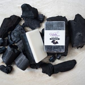 heela pure active black handmade bar