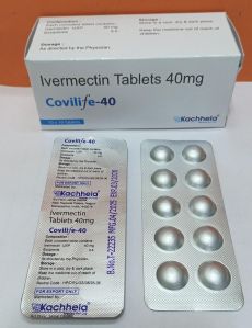 Ivermectin Tablets 40 Mg Usp, Grade : Medicine Grade, Purity : 99%