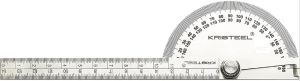 Kristeel-Shinwa Stainless Steel 180 Degree Protractor