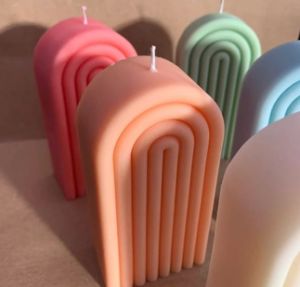 U Shape Scented Wax Candle