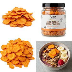 Dehydrated Carrot Flakes, Color : Light Red, Orange, Red