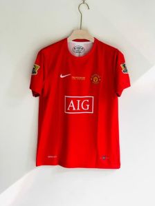 Man United Red Aig Ronaldo Retro Jersey