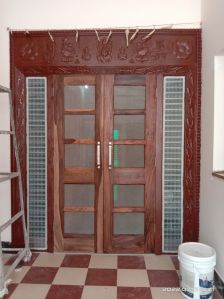 Brown Wooden Door Chokhat