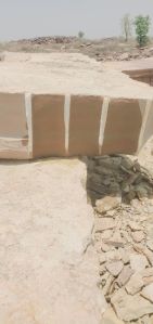 Non Polished Green Sand Stone Blocks, Stone Form : Solid