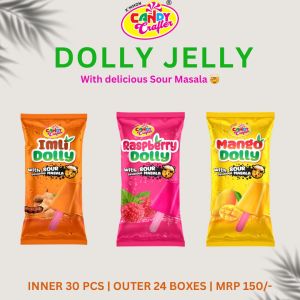 Soft Jelly Candies, Shape : Round, Packaging Type : Plastic Wrappers