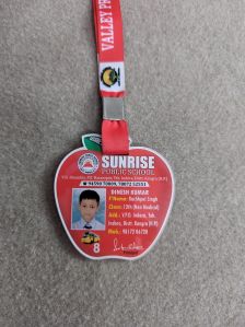 Apple Shape Acrylic School Id Card